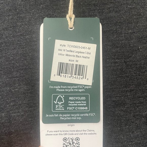 NWT TENTREE Longsleeve T-Shirt M - Picture 5 of 5